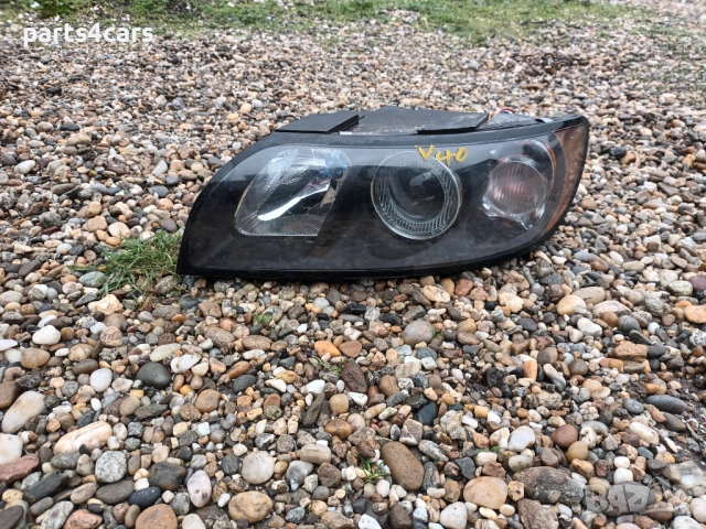 ляв черен фар за волво в50 с40 03 - 07 VOLVO V50 S40