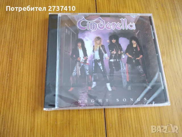 CINDERELLA - NIGHT SONGS 17лв оригинален диск, снимка 1 - CD дискове - 49226403