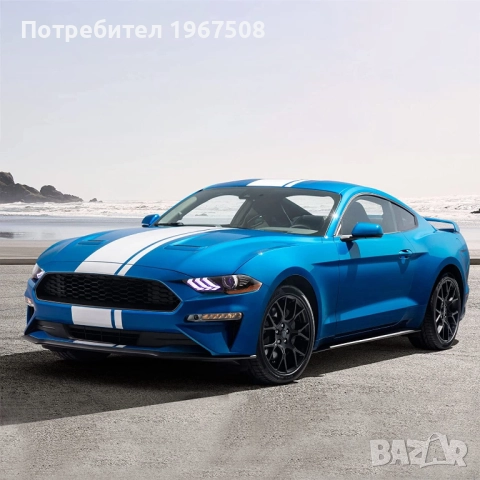 Комплект RGB LED фарове с динамични мигачи за Форд Мустанг 2018- USA Mustang, снимка 2 - Части - 51581925
