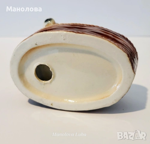 Винтидж японски порцеланова фигурка, кученца Шпаньол, снимка 7 - Колекции - 53123677