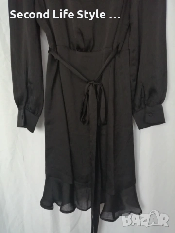 Mango дамска сатенена рокля тип "прегърни ме" р-р M, снимка 10 - Рокли - 54151267