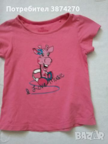 Детски блузки H&M, Lupilu размер 98/104, снимка 6 - Детски тениски и потници - 45143390