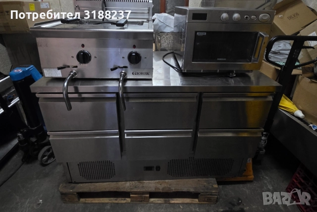 Нова! Немска хладилна маса с 6 чекмеджета, снимка 10 - Хладилни витрини и фризери - 52293515