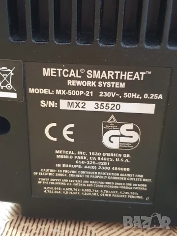 Станция за запояване Metcal MX-500P-21, снимка 7 - Друга електроника - 43211369