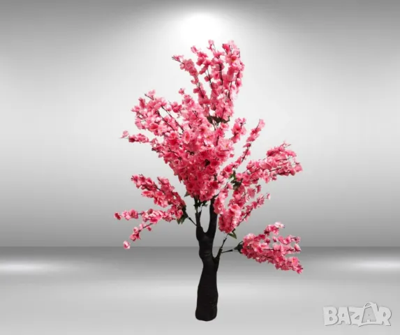 Изкуствено декоративно дърво, Цъфтяща сакура, 1.7 м, снимка 3 - Други - 49815976
