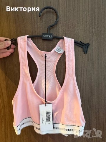 Нов розов топ Guess