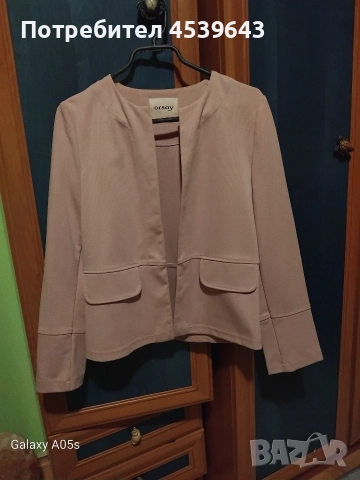 Дамско сако в цвят пудра Orsay, снимка 4 - Сака - 52859251