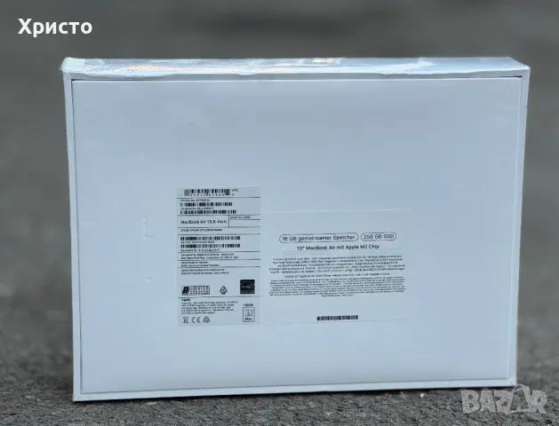 НОВ!!! Лаптоп Apple MacBook Air 13", Apple M2, 8 CPU ядра и 8 GPU ядра, 16GB, 256GB, Starlight, снимка 6 - Лаптопи за работа - 48609834