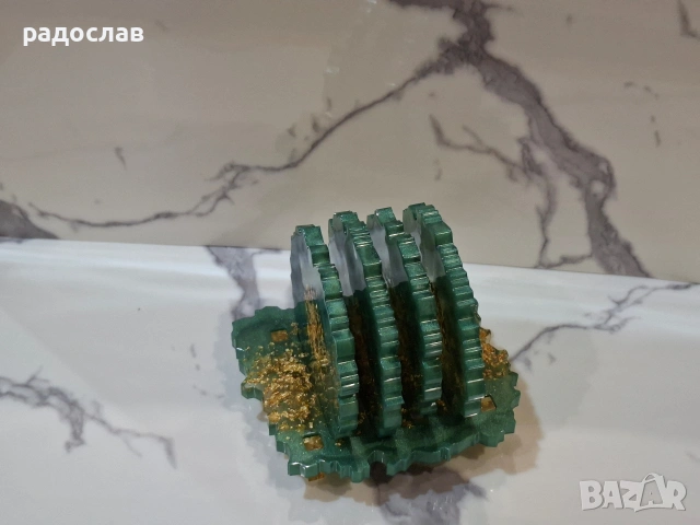 Подложки за чаши епоксидна смола , снимка 4 - Други стоки за дома - 53438723