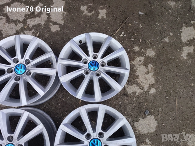 ПРОМОЦИЯ АЛУМИНИЕВИ ДЖАНТИ за VW GOLF 7 5x112 15цола.Отлично състояние, снимка 5 - Гуми и джанти - 54150440