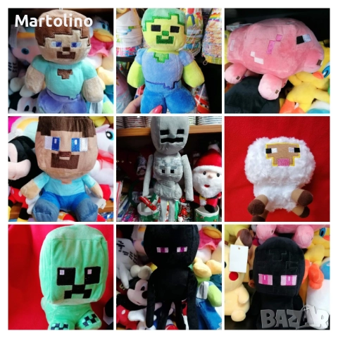 Нова плюшена играчка Майнкрафт вълк/куче, снимка 6 - Плюшени играчки - 52850751