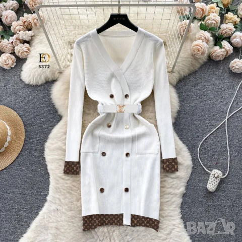 рокли louis vuitton chanel, снимка 2 - Рокли - 50776435