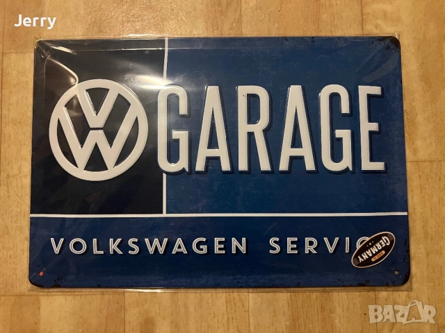 Метална Табела Volkswagen Garage 
