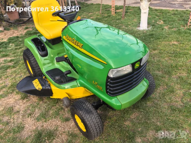 КАТО НОВА!! JOHN DEERE LT 160 ТРАКТОРНА КОСАЧКА ТРАКТОР KOHLER 16к.с, снимка 2 - Градинска техника - 49462986