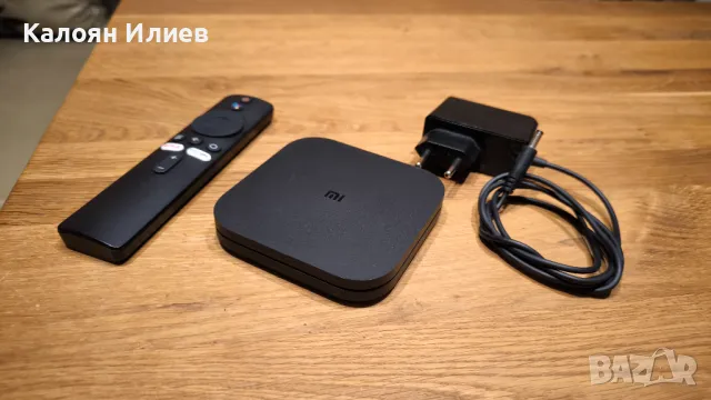 Андроид Медиа плеър Xiaomi MI TV Box S 4K + подарък, снимка 1