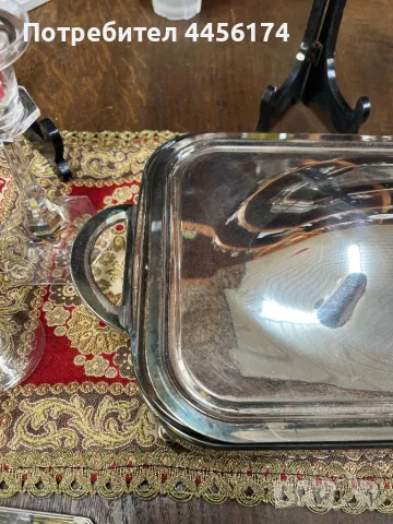 Maestri Italy Да поднесеш ястието със стил♥️ Посребрен съд за сервиране , снимка 2 - Прибори за хранене, готвене и сервиране - 50340871