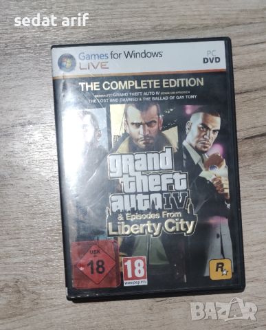 GTA 4 Диск за PC, снимка 1 - Игри за PC - 46238270