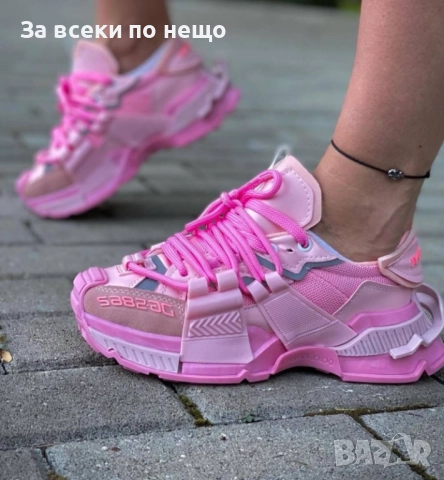 Black Weekend💯✅🖤Dolce&Gabbana Дамски Розови Маратонки Код A1235 