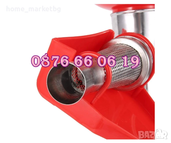 Алуминиева ръчна доматомелачка, машинка за мелене на домати, снимка 6 - Други - 51842579