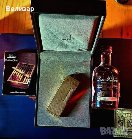 Запалка Dunhill gold 1970г., снимка 3 - Къмпинг осветление - 45984624