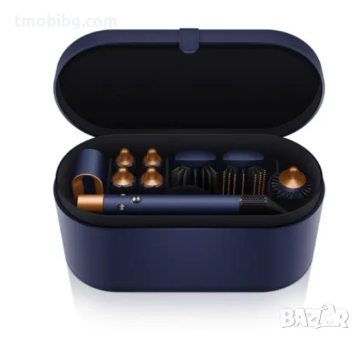 Dyson HS01 PU Leather Case Blue кожен куфар за маша или сешоар, снимка 3 - Чанти - 47556725