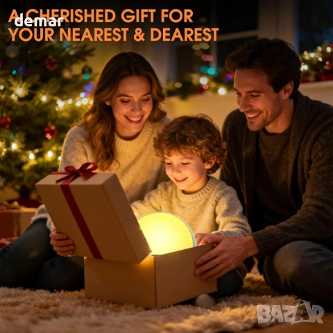 APUZOM Дигитален нощен часовник с будилник за деца, за хора с тежък сън (бежов), снимка 2 - Други - 52637320