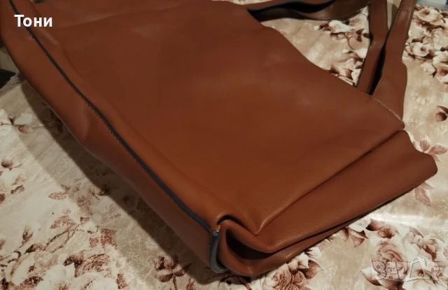 Нова Кожена Дамска Чанта , снимка 6 - Чанти - 51380463