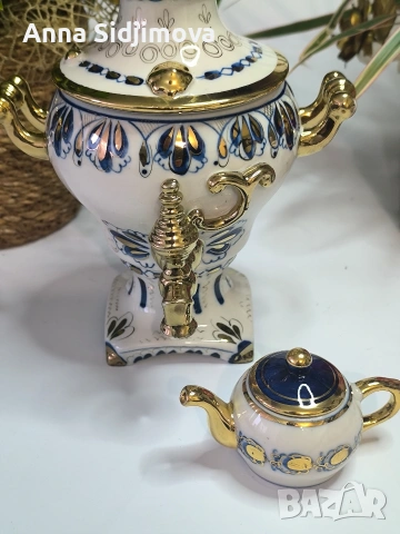 Руски порцелан Гжель , снимка 5 - Колекции - 53060391