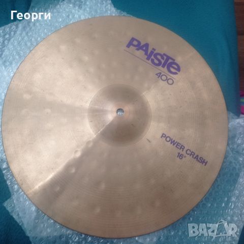 Чинел Paiste 400 Power Crash 16", снимка 1 - Ударни инструменти - 46588959