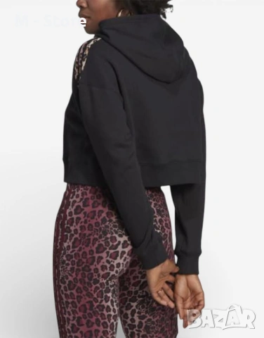 Дамско горнище ADIDAS Originals Logo Hoodie Black, снимка 2 - Якета - 54190700