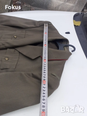 Стара военна Соц. куртка - униформа, снимка 5 - Антикварни и старинни предмети - 53267557