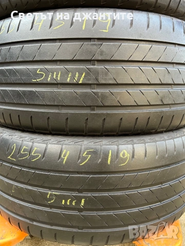 Гуми 255/45/19 Bridgestone Летни 4 бр, снимка 3 - Гуми и джанти - 53693845