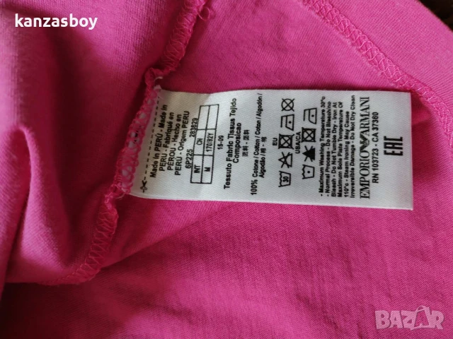 Emporio Armani EA7 - страхотна дамска тениска М , снимка 6 - Тениски - 51031265