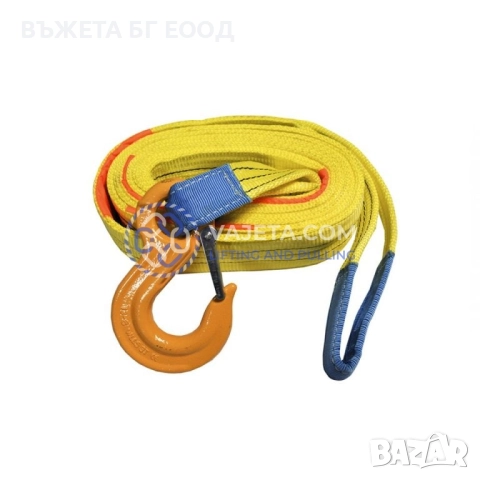 Колан за теглене 20т с уши или шегели или куки до 20м, снимка 4 - Други машини и части - 33118276