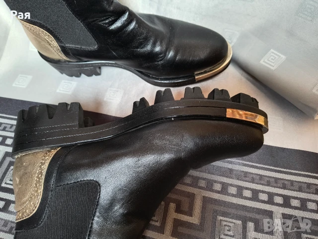 Дамски кожени боти, снимка 15 - Дамски боти - 50673329
