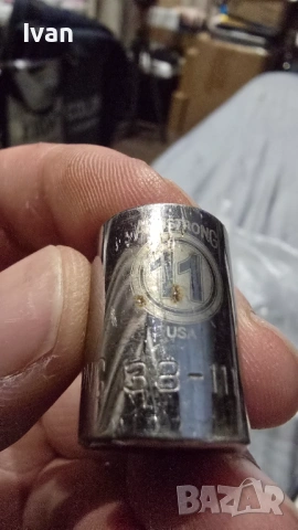 Професионална вложка (камък) Armstrong 11mm, 3/8", 12-стенна - Made in USA, снимка 6 - Гедорета - 53910653