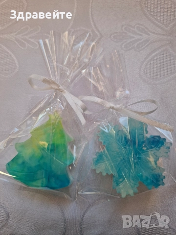 Глицеринови натурални сапунчета за подаръци, снимка 2 - Подаръци за жени - 52770261