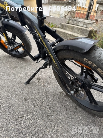 Електрическо колело Jeep E-bike 20" FAT Folding, сгъваемо, снимка 6 - Велосипеди - 51856536