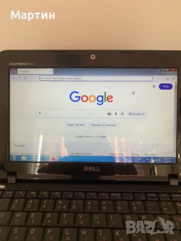 Лаптоп Dell Inspiration Mini 1018, снимка 4 - Лаптопи за дома - 53682757