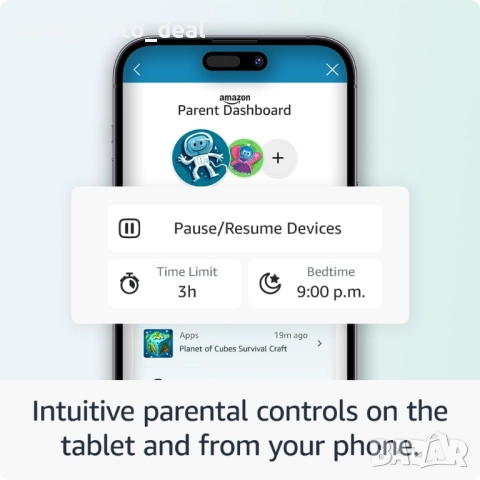 Детски таблет Amazon Fire HD 8 Kids Pro + писалка - чисто нов, гаранция 2г., снимка 3 - Таблети - 52550398