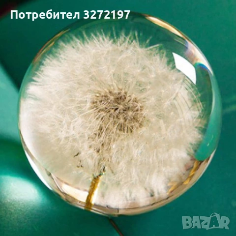 FUFIZU Кристална топка-глухарче, снимка 3 - Декорация за дома - 54090656