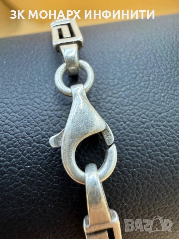 Сребърна гривна /925/, снимка 4 - Гривни - 52417086