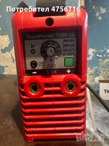 Fronius TransPocket 1500 TIG – Професионален инверторен заваръчен апарат за MMA и АРГОН (ВИГ), снимка 7 - Други машини и части - 54206978