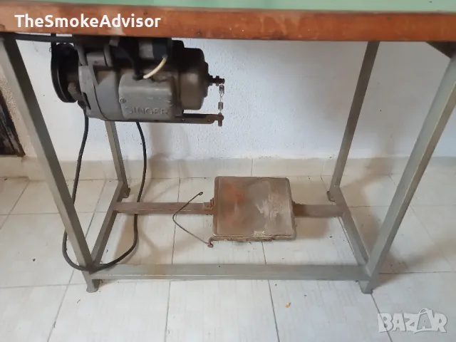 Промишлена Шевна машина ALTIN TEXIMA (DDR) + SINGER мотор, снимка 3 - Други инструменти - 50381723