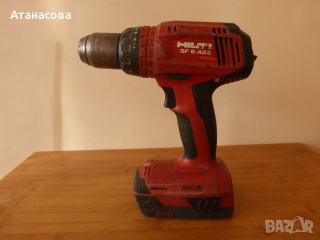 Силов винтоверт SF 6-А22 HILTI Хилти с 2 батерии и зарядно, снимка 2 - Винтоверти - 45102772