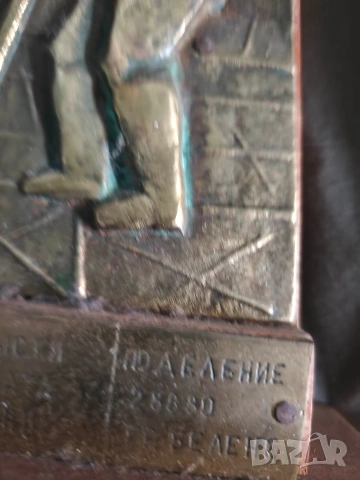 плакет Белене , поделение 28880 НРБ , снимка 3 - Други ценни предмети - 53730616