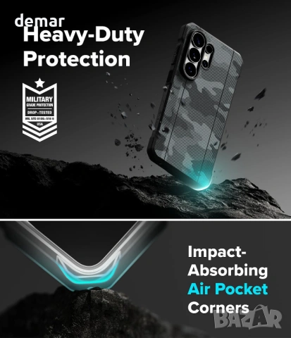 Кейс Ringke Onyx Alpha за Samsung Galaxy S26 Ultra [Съвместим с MagSafe], снимка 7 - Калъфи, кейсове - 53900350