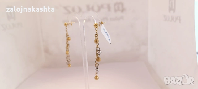 Нови-Златни обеци-2,82гр/14кр, снимка 4 - Обеци - 53257531