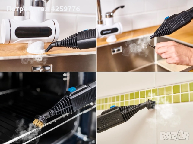 Парна почистваща система- ROVUS STEAM SYSTEМ  НОВА, снимка 6 - Парочистачки и Водоструйки - 51796444