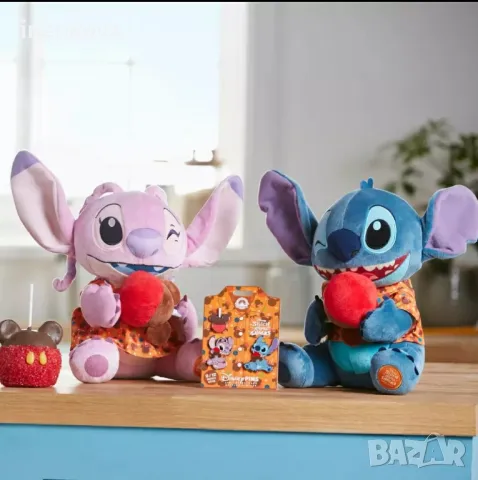 Плюшена играчка Ейнджъл (Angel) от "Stitch Attacks Snacks" – Лимитирана серия! 🎀🍎🍫, снимка 3 - Плюшени играчки - 48174466